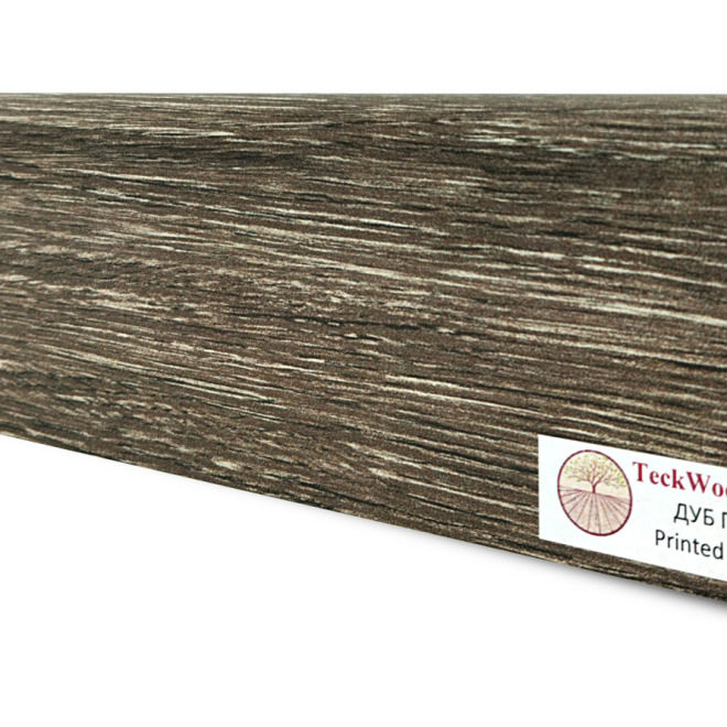 Плинтус TeckWood Цветной 75x16 Дуб Готик (Oak Gotic) - фото 1