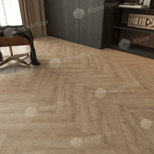 Ламинат Alpine Floor Herringbone 8 Pro Herringbone 8 Pro Дуб Прованс LF102-07 - фото 4