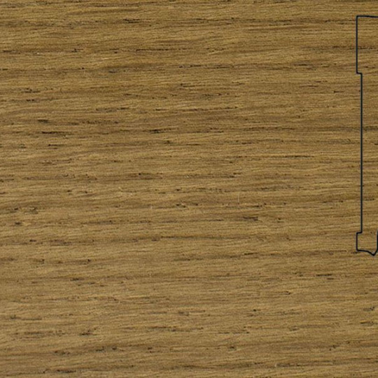 Плинтус Pedross 70х15 шпонированный - Дуб Коричневый - фото 1