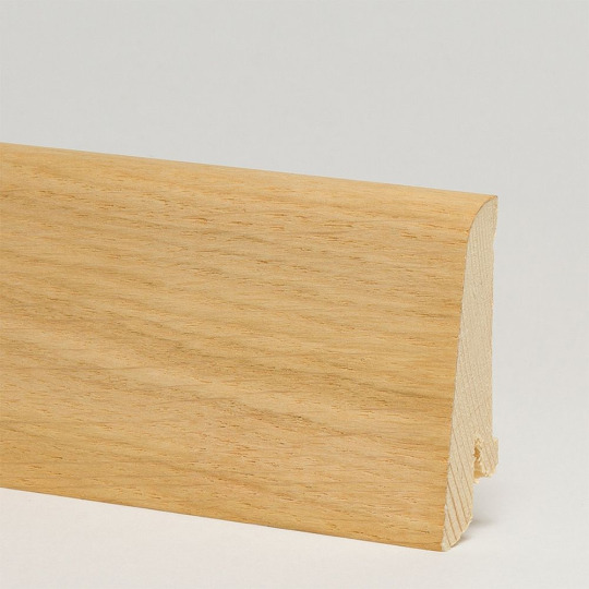 Плинтус Pedross 58х20 шпонированный - Дуб без покрытия - фото 1