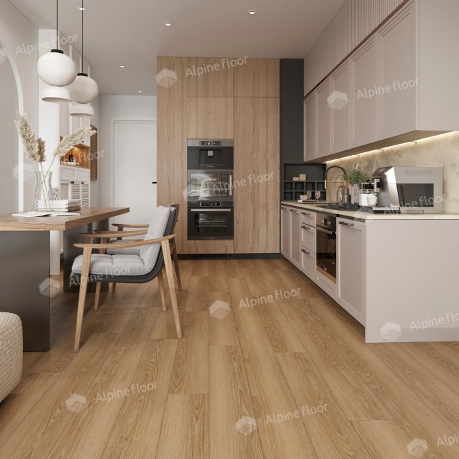 Кварц виниловый ламинат Alpine Floor Ultra LVT ECO 5-38 Дуб Сантана - фото 2