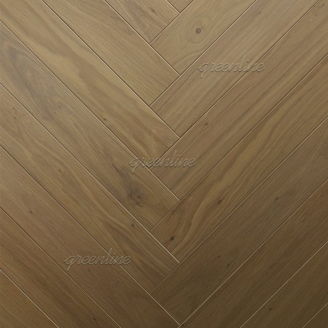 Паркет ёлка Greenline  714 Дуб Дрим - фото 1