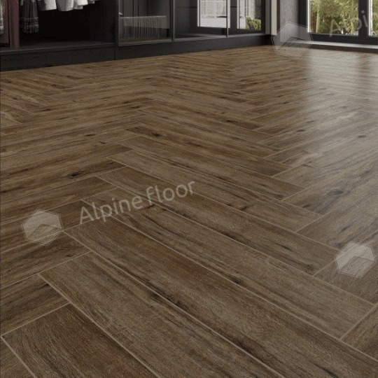 Ламинат Alpine Floor Herringbone 12 Pro Herringbone 12 Pro Дуб Бордо LF106-10 - фото 2