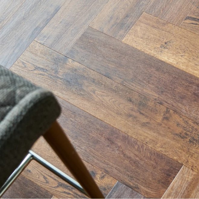 Кварц виниловый ламинат Vinilam Parquet Herringbone IS11155 Паркет Парижский - фото 7