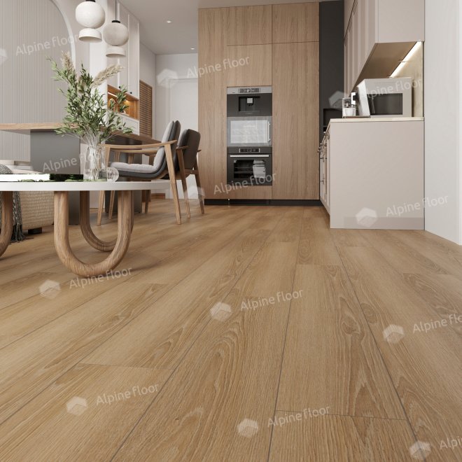 Кварц виниловый ламинат Alpine Floor Ultra LVT ECO 5-38 Дуб Сантана - фото 4