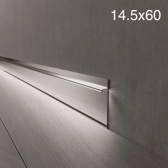 Плинтус Luxury Wood Decor Invisible™ Скрытый под подсветку без покрытия - фото 1