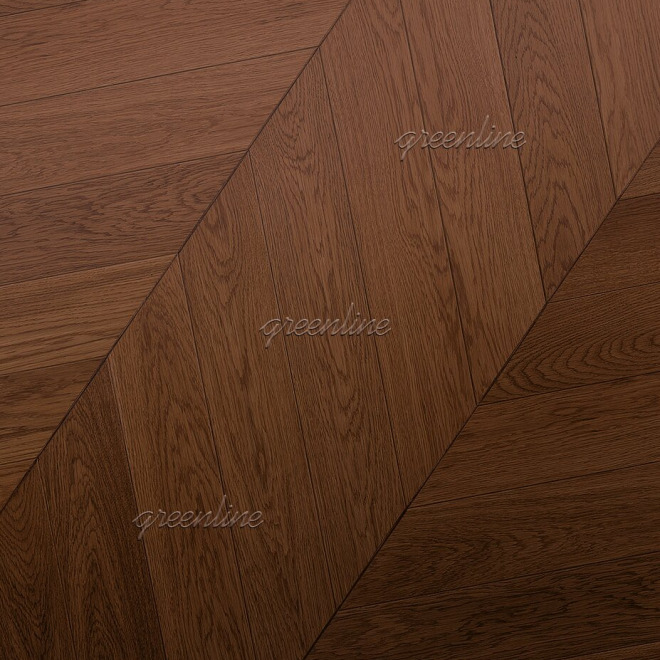 Паркет ёлка Greenline  114 Дуб Мурано французская 114 Дуб Мурано 15х125х600 - фото 2