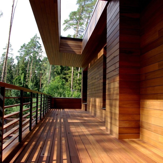 Террасная доска  Тик фасадная 145 см - фото 1