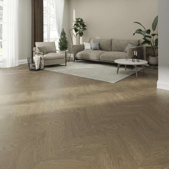 Паркет ёлка Esta Parket Chevron Nova 15507 Oak CH Nova Elite Havana - фото 4