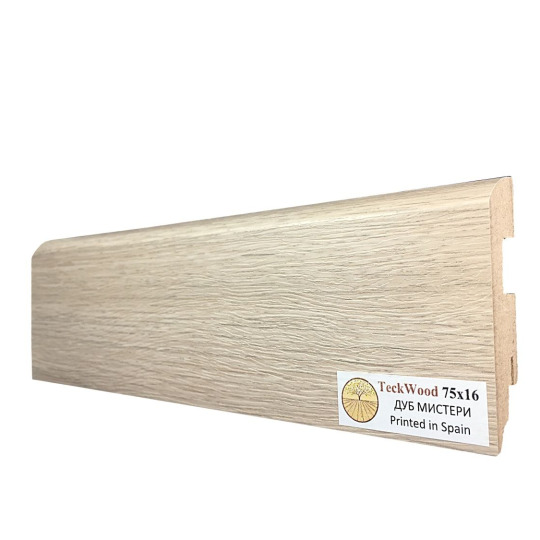 Плинтус TeckWood Цветной 100х16 Дуб Мистери - фото 1