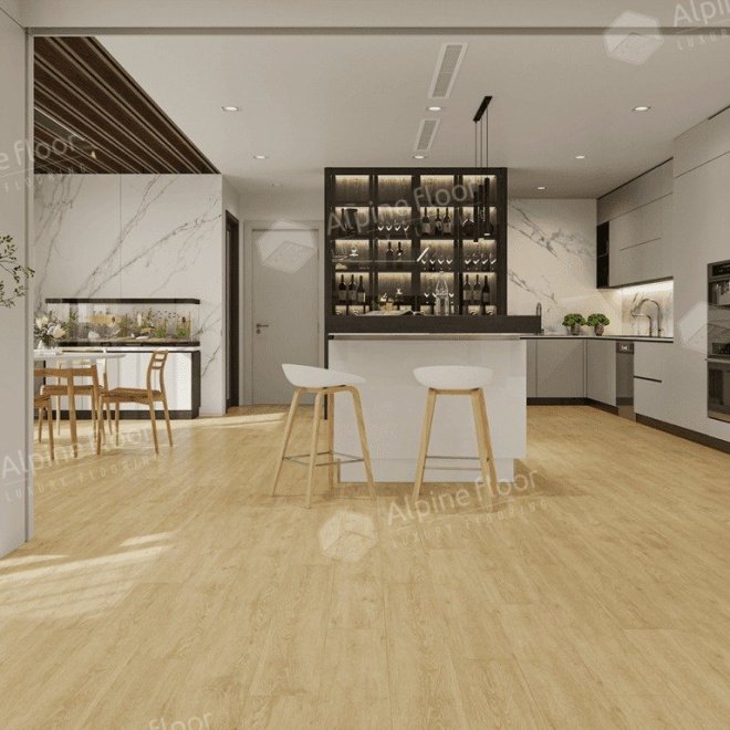 Кварц виниловый ламинат Alpine Floor Liberty Loose Lay LVT ECO 23-2 Дуб Ваниль селект

5 мм - фото 4