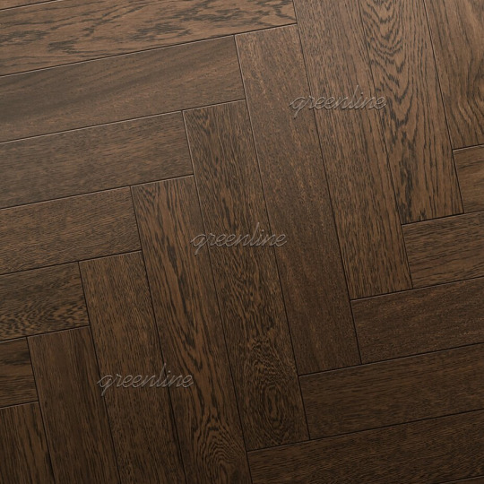 Паркет ёлка Greenline  134 Дуб Кастельон английская 134 Дуб Кастельон 15х125х620 - фото 1