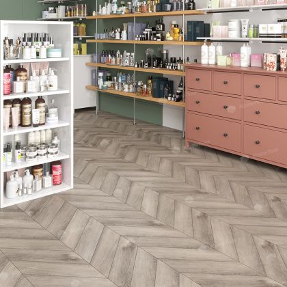 Кварц виниловый ламинат Alpine Floor Chevron Alpine ECO 18-8 Дуб Исида - Фото 2