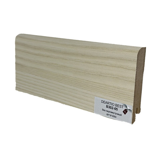 Плинтус DeArtio В302-05 Вяз перламутровый от 16 мм  - фото 1