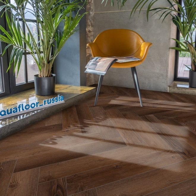 Кварц виниловый ламинат Aquafloor Parquet Glue AF2520PG - фото 3
