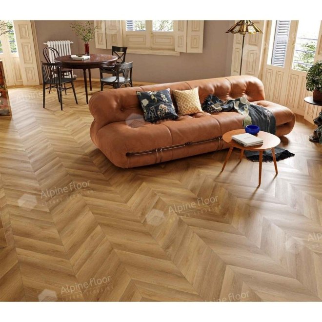 Кварц виниловый ламинат Alpine Floor Chevron Alpine ECO 18-18 MC Баварский лес

5 мм - фото 2