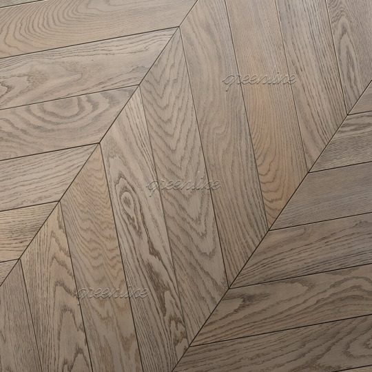 Паркет ёлка Greenline  3101 Дуб Terra французская 3101 Дуб Terra 15х125х600 - фото 2