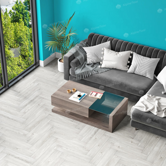 Кварц виниловый ламинат Alpine Floor Parquet Light ECO 13-11 Снежный
- фото 4