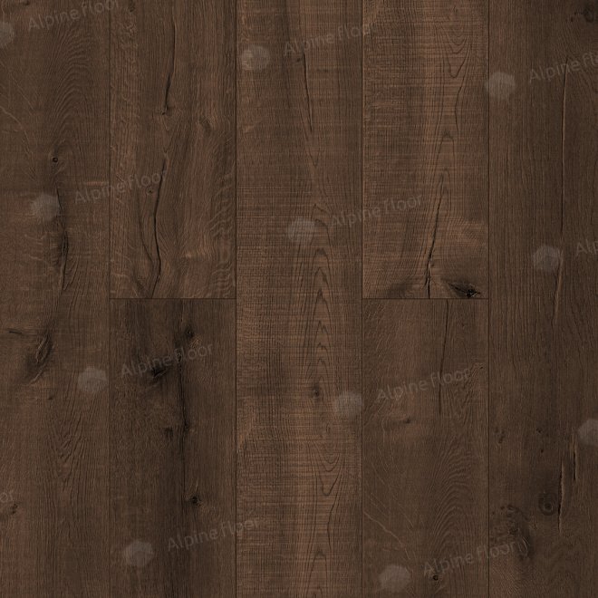 Кварц виниловый ламинат Alpine Floor Real Wood ECO 2-2 Дуб Мокка - фото 1