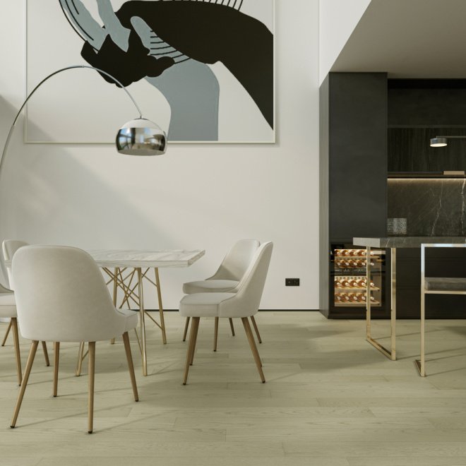 Кварц виниловый ламинат Quartz Parquet Классик 414 Дуб Шампань - фото 2