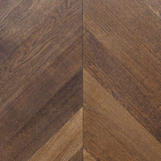 Паркет ёлка Wood Bee Chevron Дуб Шоколад - фото 1