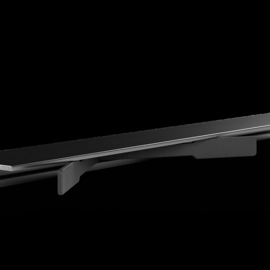 Микроплинтус Ликорн Скрытый С-05.25.3 Чёрный - фото 5