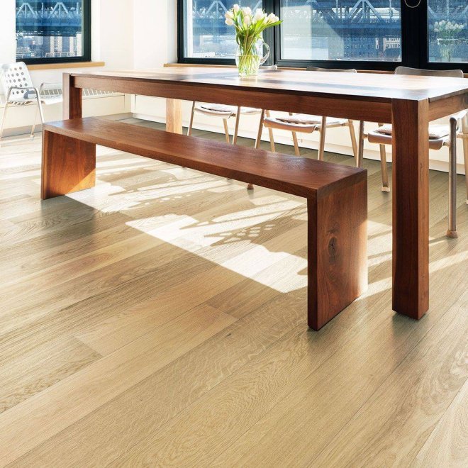 Паркетная доска Upofloor Ambient Oak Select White Oiled  3S - фото 4