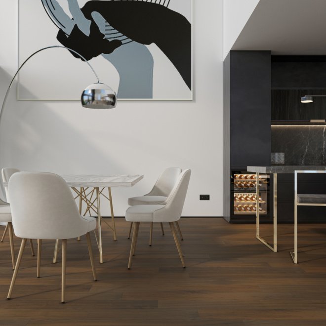 Кварц виниловый ламинат Quartz Parquet Классик 400-29 Орех Американский - фото 2