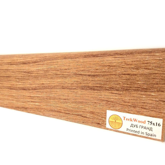 Плинтус TeckWood Цветной 100х16 Дуб Гранд (Oak Grand) - фото 1