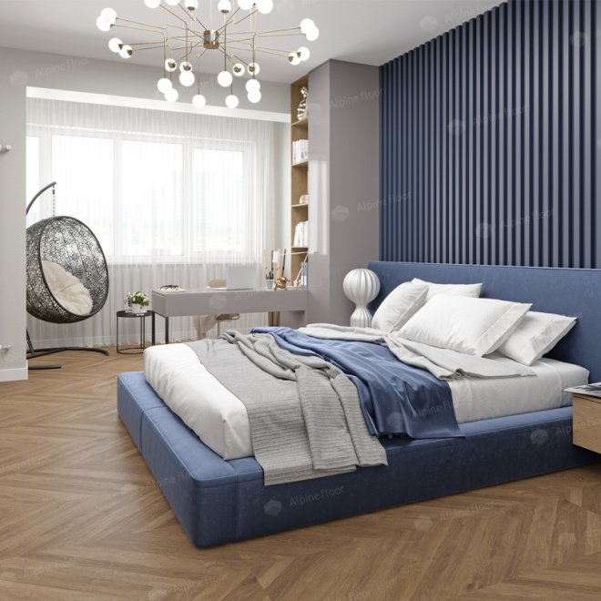Кварц виниловый ламинат Alpine Floor Ultra LVT ECO 5-25 Французская Ёлочка - фото 2