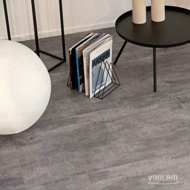 Кварц виниловый ламинат Vinilam Ceramo Stone Glue 71616 Цемент Серый клеевой

2.5 мм - фото 4