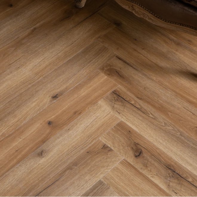 Кварц виниловый ламинат Vinilam VinilPol Herringbone 9933 Паркет Франческо - фото 1