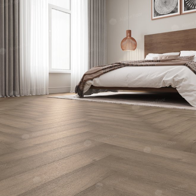 Кварц виниловый ламинат Alpine Floor Parquet Light ECO 13-7 Дуб Насыщенный - фото 4