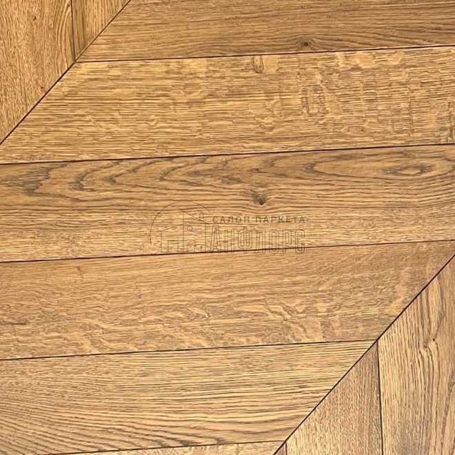 Паркет ёлка Brinel Французская ёлка Дуб Tempo Дуб Tempo 15х100х600 Классик - фото 1