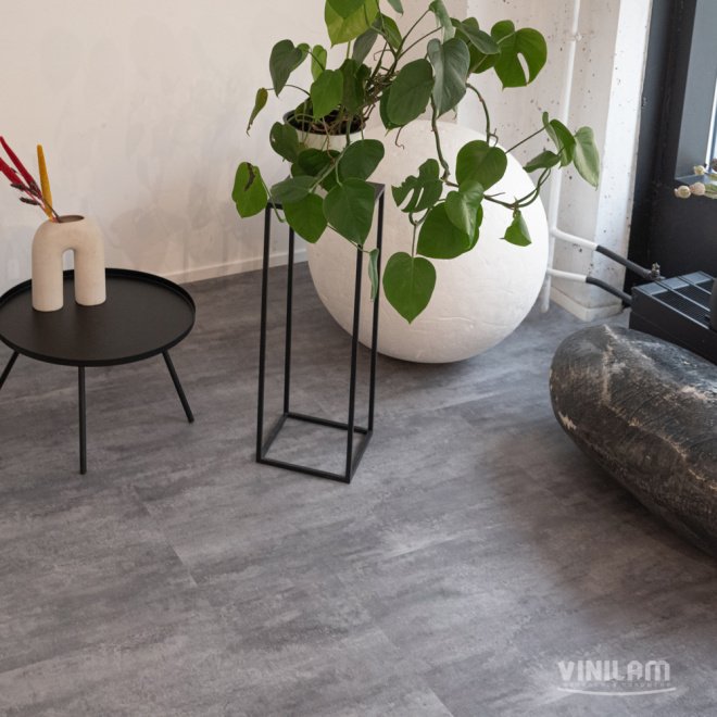 Кварц виниловый ламинат Vinilam Ceramo Stone Glue 71616 Цемент Серый клеевой

2.5 мм - фото 5