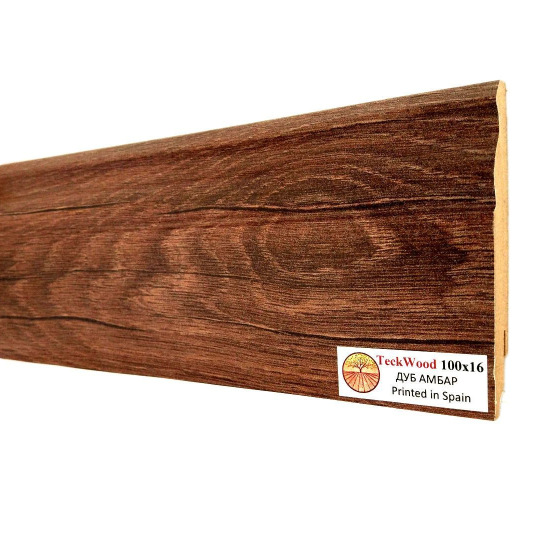 Плинтус TeckWood Цветной 100х16 Дуб Амбар (Oak Barn) - фото 2