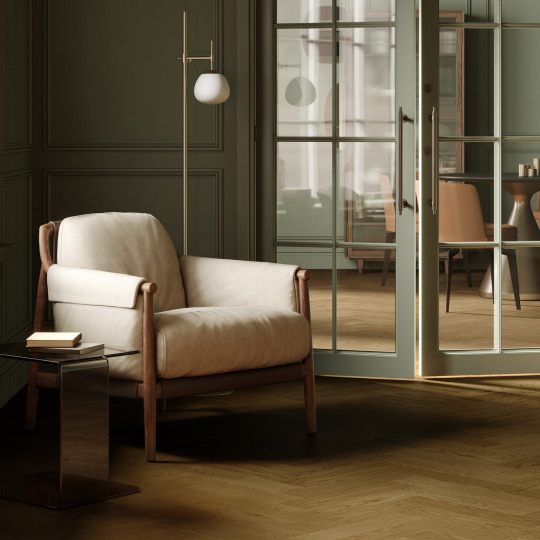 Кварц виниловый ламинат Quartz Parquet Штучный 44-1258-59 Дуб Кедровый Латте
- фото 2