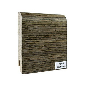 Плинтус Finitura Dekor  шпонированный Орех 100х15х2400 R13-2