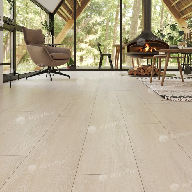 Кварц виниловый ламинат Alpine Floor Ultra LVT ECO 5-14 Дуб Снежный - фото 4