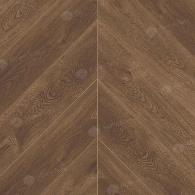 Кварц виниловый ламинат Alpine Floor Chevron Alpine ECO 18-13 MC Дуб Коричневый

5 мм - фото 1