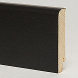Плинтус Pedross 80х18 шпонированный - Дуб Чёрный - 