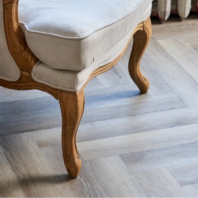 Кварц виниловый ламинат Vinilam Parquet Herringbone IS11122 Паркет Эрмитаж - фото 3