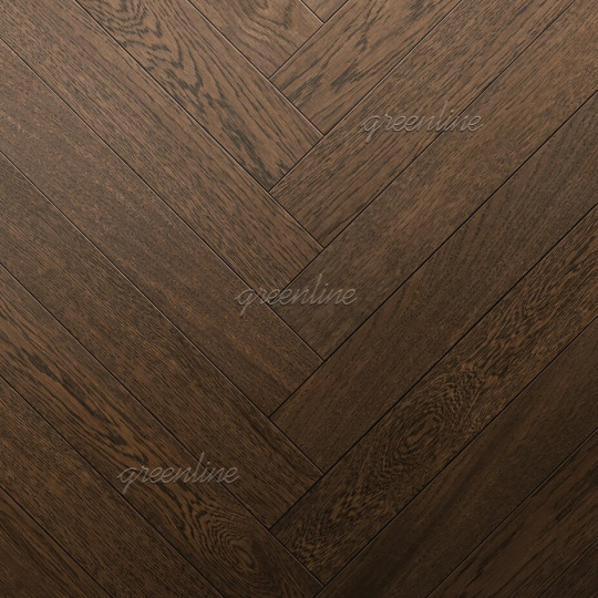 Паркет ёлка Greenline  134 Дуб Кастельон английская - фото 1