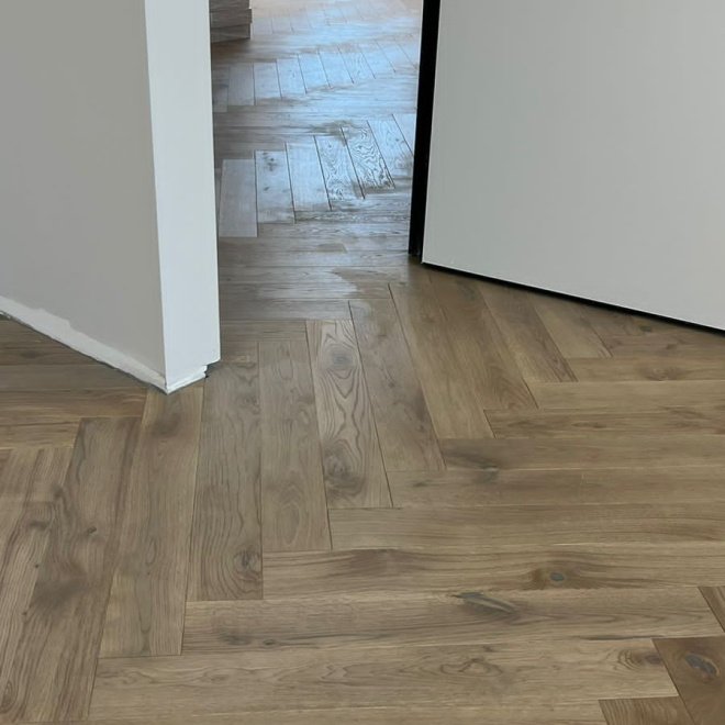 Паркет ёлка Legend Венгерская ёлка Венгерская ёлка White coffee (Белый кофе) - фото 4