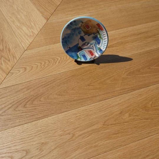 Паркетная доска Parquet Prime Шеврон Дуб Louvre - фото 1