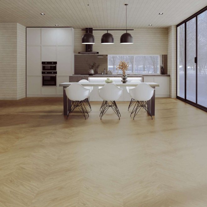 Паркет ёлка Esta Parket Chevron Nova 15501 Oak CH Nova Elite Extra Matt - фото 3
