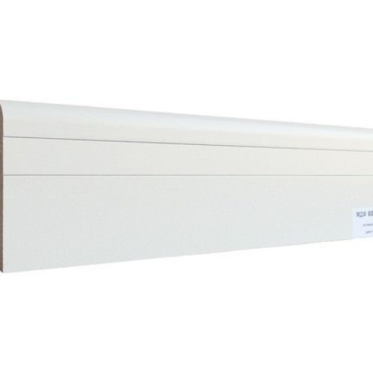 Плинтус Finitura Dekor МДФ Профиль R9-V гладкая вставка - фото 1