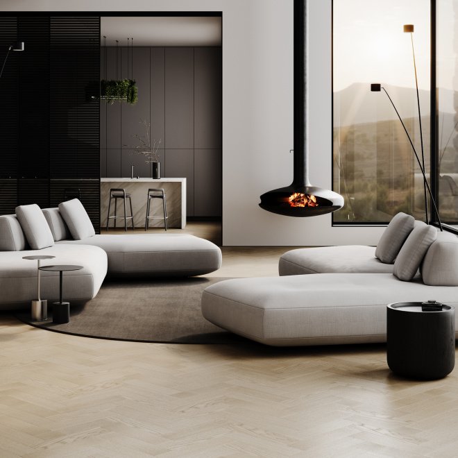 Кварц виниловый ламинат Quartz Parquet Штучный 44-1258-06 Дуб Маскарпоне - фото 3