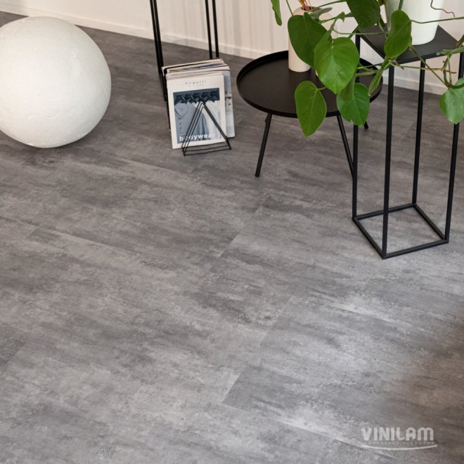 Кварц виниловый ламинат Vinilam Ceramo Stone Glue 71616 Цемент Серый клеевой

2.5 мм - фото 6