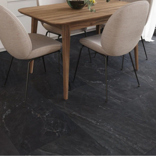 Кварц виниловый ламинат Vinilam КЕРАМО Stone 91910 Неаполитанский Черный
- фото 5